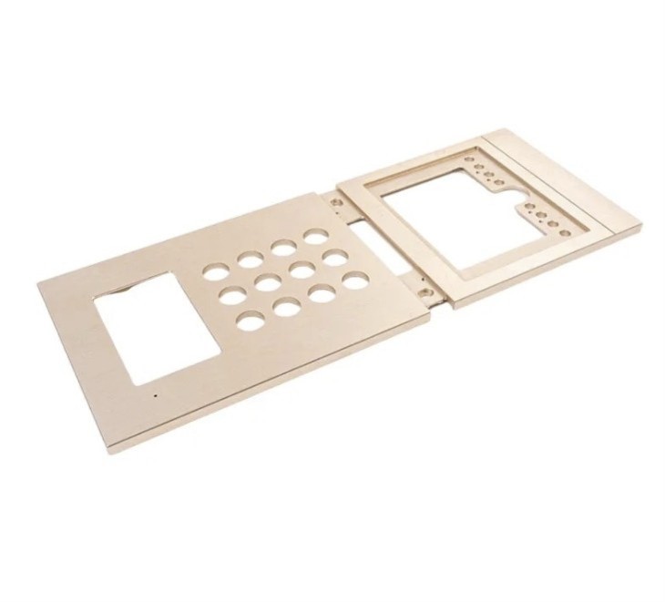 Custom Amplifier Plate, CNC Machined Amplifier Panel, CNC Machining Amplifier Plate, High End Audio Amplifier Aluminum Face Plate Laser Engraving